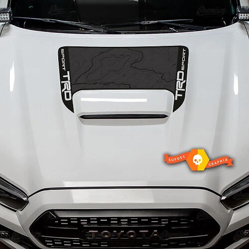 Toyota Tacoma TRD Off road Sport PRO Hood Scoop Racing 2 colors Sticker Decal Graphics 2016-2024