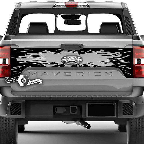 Tailgate Splash Explosion Side Graphics Decals Stickers for Ford F-150 XLT Maverick
