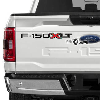 Ford F-150 XLT Tailgate Logo Graphics Side Decals Stickers 2 Colors