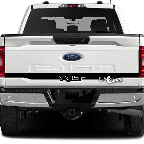 Tailgate Stripe Logo Side Graphics Decals Stickers 2 for Ford F-150 XLT