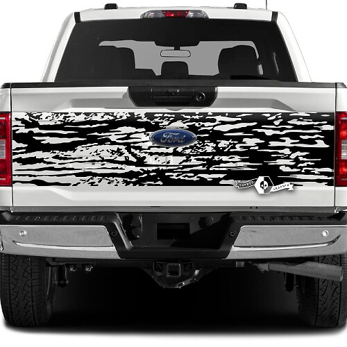 Tailgate Splash Mud Graphics Decals Stickers for Ford F-150 XLT