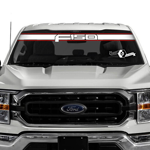 Logo Window Windshield Trim Graphics Decals Stickers for Ford F-150