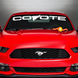 Mustang Coyote COYOTE Windshield Vinyl Graphic Decal Sticker