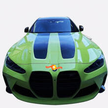 CSL Style Dual Hood Stripes Vinyl Decal for BMW M3 M4 G80 G82 G83_2