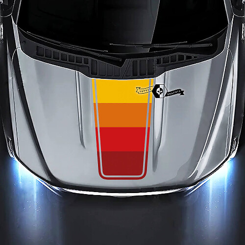 Hood Mountains Graphics Side Decals Stickers for Ford F-150 XLT STX