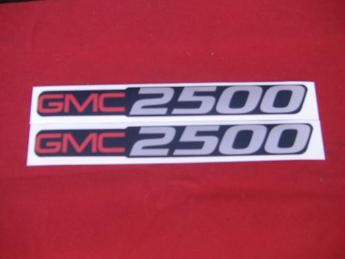 GMC 2500 Badge Vinyl Decal For GMC Trucks