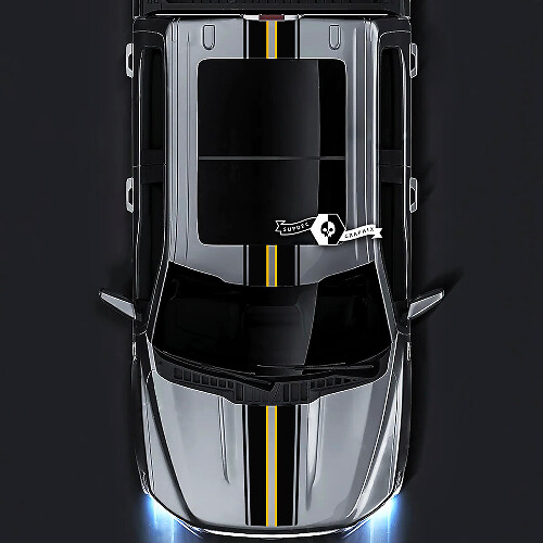 Racing Stripes Full Kit Vinyl Decals for Musclecar truck XLT STX