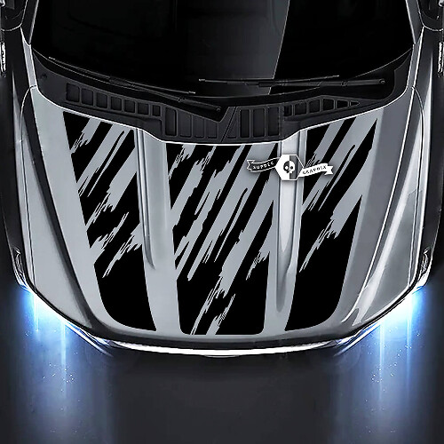 Large Hood Destroyed Mud Graphics Decals Stickers for Ford F-150 XLT STX