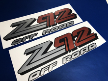 Z92 Off Road Vinyl Decal Set for GMC Sierra Yukon Canyon_2
