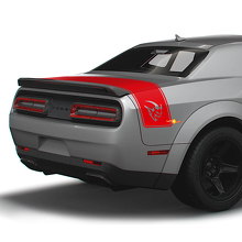 Demon Style Rear Trunk Stripe Vinyl Decals for Dodge Challenger_3