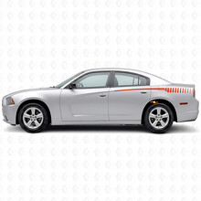 Strobe Style Stripes Bedside Vinyl Decal Sticker for Dodge Charger 2011-2014_4