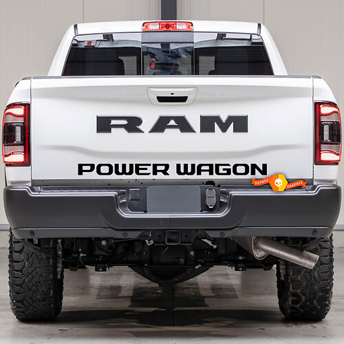 2 Ram Power Wagon Dodge Truck Vinyl Decals Stickers