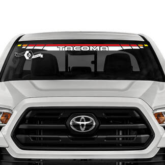 Toyota Tacoma SR5 Windshield Line SunSet Colors Vinyl Decals Graphic Sticker