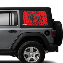 Doors Window Side Mud Vinyl Sticker Decal for Jeep Wrangler Unlimited 3