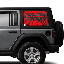 Explosion Window Side Vinyl Sticker Decal for Jeep Wrangler 3
