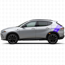 Custom Double Rear Side Stripes Vinyl Decal for Dodge Hornet_4