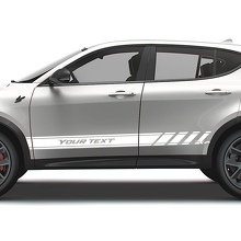 Racing Style Side Stripes Vinyl Decal Set for Dodge Hornet _3