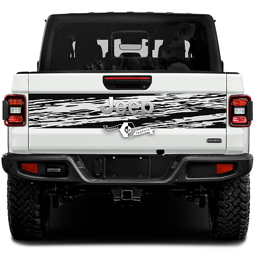 Wrap Mud Stickers Decals Vinyl Graphics Tailgate Bed Vinyl Stickers Decals for Jeep Gladiator