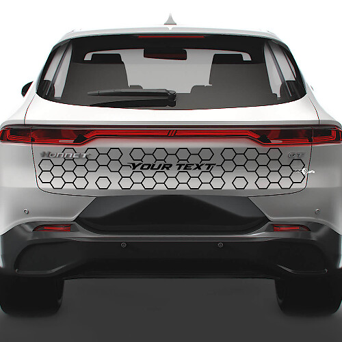  Custom Text Honeycomb Style Tailgate Trim Vinyl Decal for Dodge Hornet