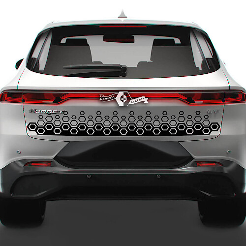 Tailgate Trim and Solid Honeycomb Vinyl Decals Sticker for Dodge Hornet