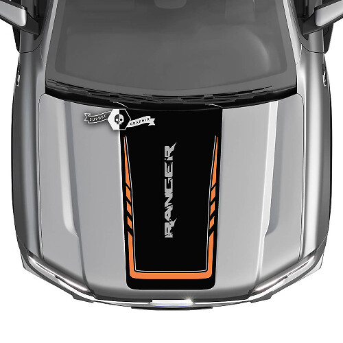 Lettering Logo Hood Vinyl Decal for Musclecar Ranger