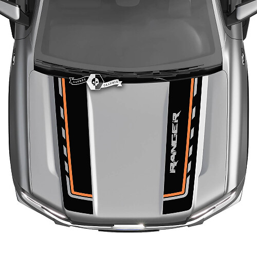 Double Hood Stripes Vinyl Decal Kit for Musclecar Ranger