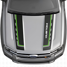 Double Custom Hood Stripes Vinyl Decal Kit for Musclecar Ranger_3