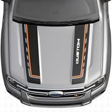 Double Custom Hood Stripes Vinyl Decal Kit for Musclecar Ranger_4