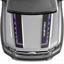 Double Custom Hood Stripes Vinyl Decal Kit for Musclecar Ranger_5