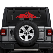 Mountains Rear Window Vinyl Decals Stickers for Jeep Wrangler Unlimited 3