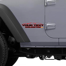 Mountains Style Side Vinyl Decal for Jeep Wrangler Unlimited 2