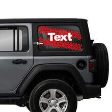 Double Tire Track Rear Window Vinyl Stickers Decals for Jeep Wrangler Unlimited_2