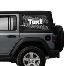 Double Tire Track Rear Window Vinyl Stickers Decals for Jeep Wrangler Unlimited_3