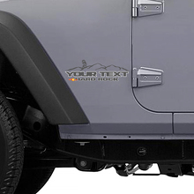 R2-D2 Mountains Style Side Vinyl Decal for Jeep Wrangler Unlimited_2