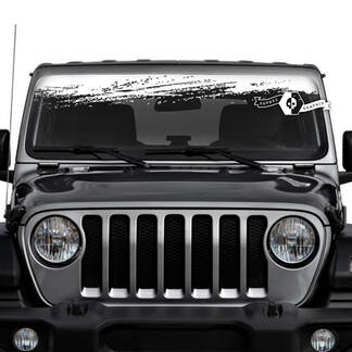 JK Jeep Wrangler Rubicon Decal Graphic Headlight Etched Glass Vinyl