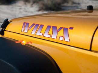 Jeep WILLYS Wrangler Unlimited CJ TJ YK JK XJ JL All Colors Sticker Decal