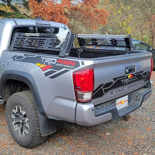 TRD 4x4 Off Road Tailgate Bedside Vinyl Decal Sticker for Toyota Tacoma 2016-2024
