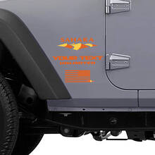 Sahara Dune & US Flag Side Vinyl Decal for Jeep Wrangler Unlimited_3