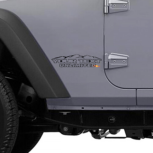 Mountain Vinyl Sticker Decal for Jeep Wrangler Unlimited CJ TJ YK JK XJ