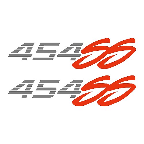 454 SS Truck Bedside Vinyl Decal Stickers Set For Chevrolet Truck 90-91 92-93 