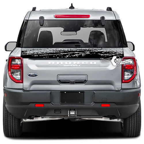 Tailgate Bed Dazzle Paint Splash Mud Wrap Decals Stickers for Ford Bronco