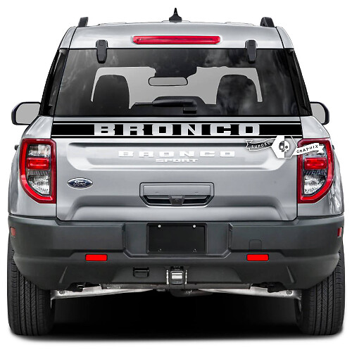 Tailgate Bed Trim Stripe Logo Wrap Decals Stickers for Ford Bronco