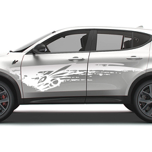  Hornet Logo Mud Splash Door Side Vinyl Decal Kit for Dodge Hornet_2