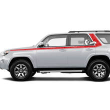 Topographic Style Side Curwed Stripes Vinyl Sticker Decal For Toyota 4Runner Gen 5_2
