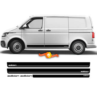 Pair VW Volkswagen Transporter Van Multivan VW EDITION Side Blank Stripes California kit for T4 T5 T6 Vinyl Decal Sticker
