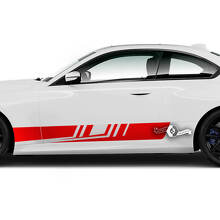 Pair BMW M2 M240 G42 F22 F87 M Performance Side Stripe Doors Stripe Vinyl Decal Sticker 2