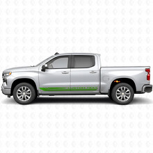 Custom Text Frame Door & Rocker Panel Vinyl Stripes for Chevrolet Silverado 1500 T1XX 2019-2026_6
