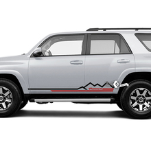 Toyota 4Runner Side Door Vinyl Trim Decals | Mountain Rocker Stripes 2