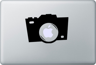 Photo Camera Decal Sticker For MacBook Laptop