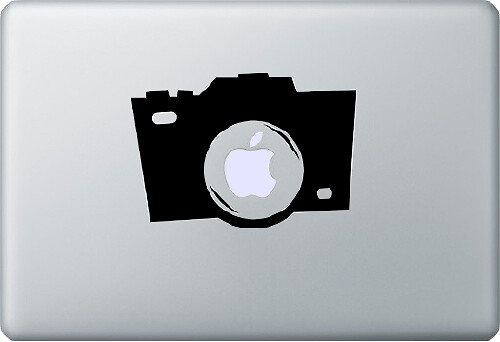 Photo Camera Decal Sticker For MacBook Laptop